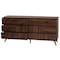 Baxton Studio Graceland Mid-Century Modern Transitional Walnut Brown Finished Wood 6-Drawer Dresser 236-13276-ZORO - alternate 6
